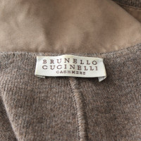 Brunello Cucinelli Jacket/Coat Cashmere in Beige