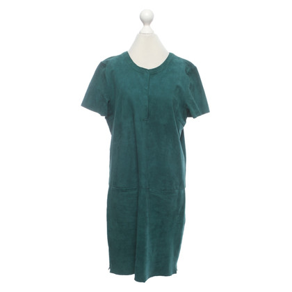 Dna Amsterdam Kleid aus Wildleder in Grün