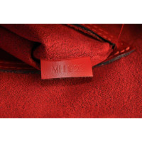 Louis Vuitton Alma PM32 aus Leder in Rot