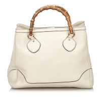 Gucci Handbag Leather in White