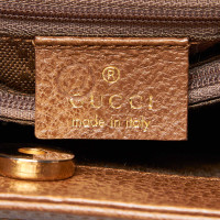 Gucci Tote bag Leer in Bruin