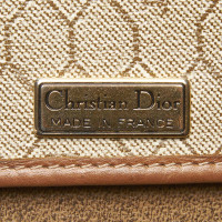 Christian Dior Shoulder bag Canvas in Beige