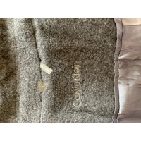 Calvin Klein Jacke/Mantel aus Wolle in Grau