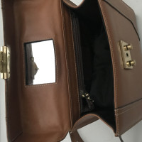 Salvatore Ferragamo Shoulder bag Leather in Beige