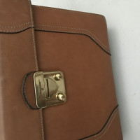 Salvatore Ferragamo Shoulder bag Leather in Beige