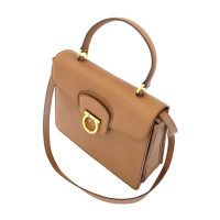 Salvatore Ferragamo Handbag Leather in Brown