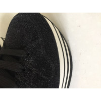 Hogan Sneakers aus Lackleder in Schwarz