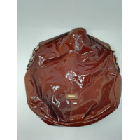 Max Mara Shoulder bag Patent leather in Brown