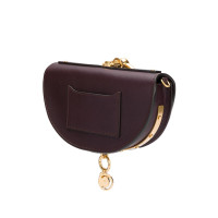 Chloé Nile Minaudiere in Pelle in Rosso