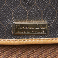 Christian Dior Umhängetasche aus Canvas in Schwarz