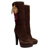 Jimmy Choo Boots Suede in Brown