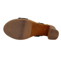 Dsquared2 Sandalen aus Leder in Braun