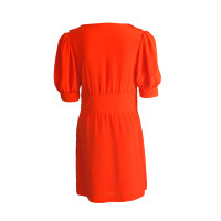 Chloé Kleid aus Seide in Orange