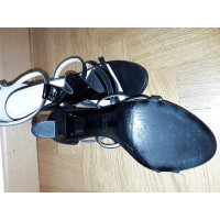 Max Mara Sandals Leather in Black