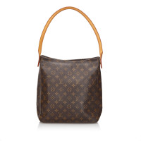 Louis Vuitton Looping in Tela in Marrone