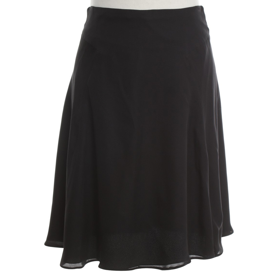 Giorgio Armani Silk skirt in black