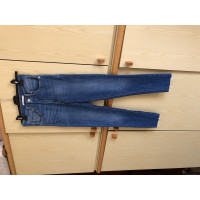 Levi's Paire de Pantalon en Coton en Bleu