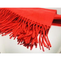 Hermès Schal/Tuch aus Kaschmir in Rot