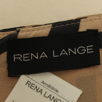 Rena Lange Silk skirt with a checkerboard look