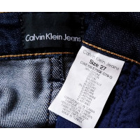 Calvin Klein Jupe en Coton en Bleu