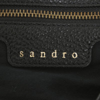 Sandro Handbag Leather in Black