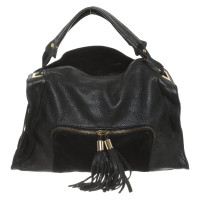 Sandro Handbag Leather in Black