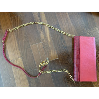 Miu Miu Clutch Bag Leather in Red