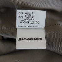 Jil Sander Jacke/Mantel aus Wolle in Beige