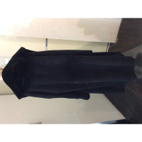 Donna Karan Jacket/Coat Fur in Black