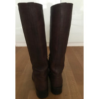 Prada Boots Leather in Brown