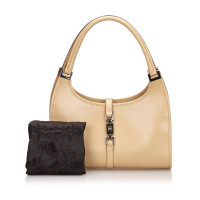 Gucci Jackie O Bag Leather in Beige