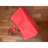Christian Dior Tote Bag aus Leder in Rot