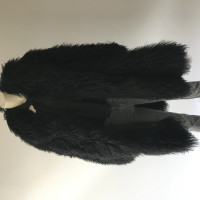 Escada Giacca/Cappotto in Lana in Nero