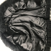 Escada Jacke/Mantel aus Wolle in Schwarz