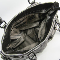 Burberry Shoulder bag Leather in Silvery