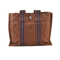 Hermès Fourre Tout Bag Cotton in Brown