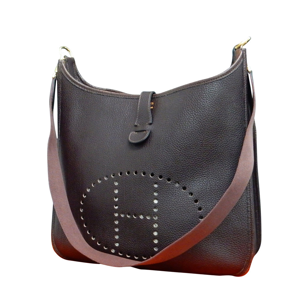 Hermès Evelyne Leather in Brown