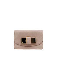 Chloé Täschchen/Portemonnaie aus Leder in Beige