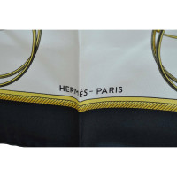 Hermès Carré 90x90 aus Seide in Schwarz
