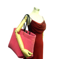 Louis Vuitton Tote Bag aus Canvas in Rosa / Pink