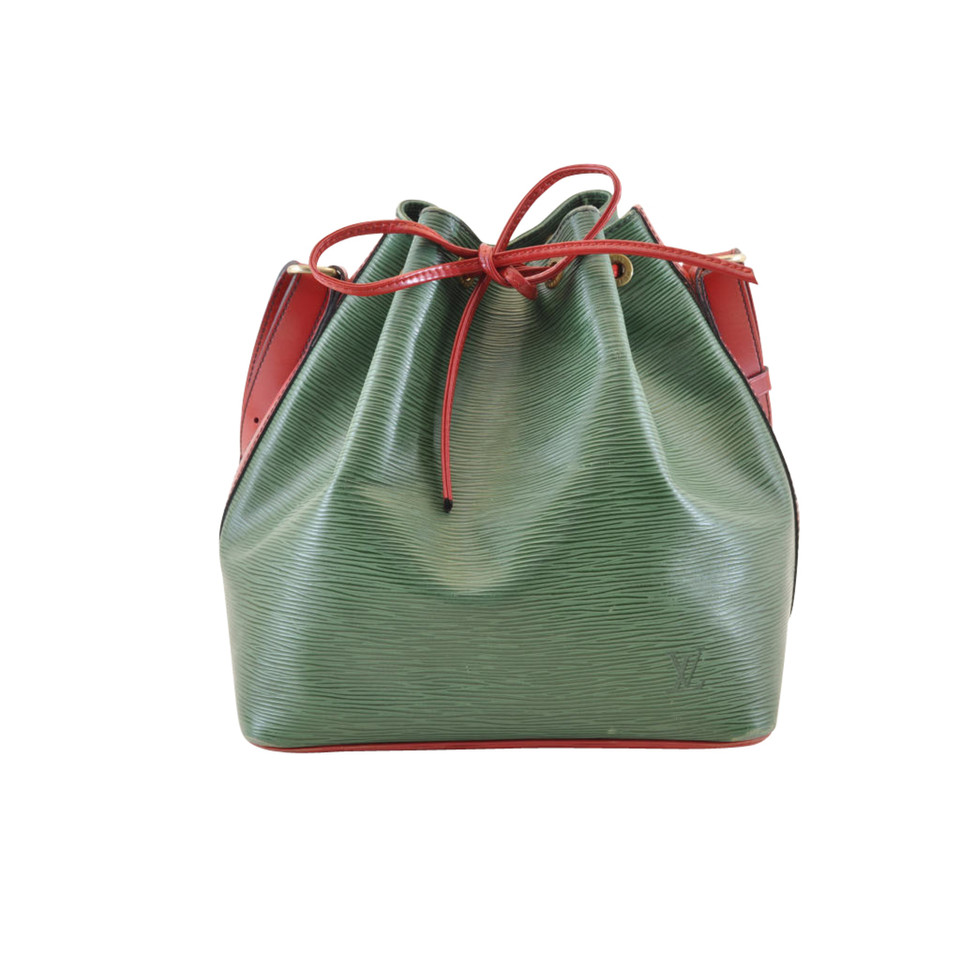 Louis Vuitton Sac Noé Leer in Groen