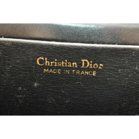 Christian Dior Umhängetasche aus Leder in Schwarz