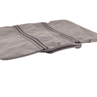 Hermès Handtasche aus Baumwolle in Grau