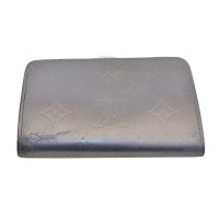 Louis Vuitton Täschchen/Portemonnaie aus Lackleder in Grau