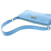 Salvatore Ferragamo Shoulder bag Leather in Blue