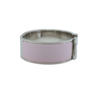 Hermès Clic H Silver in Pink