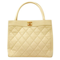 Chanel Handbag Leather in Yellow