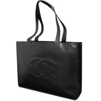 Chanel Tote Bag aus Leder in Schwarz