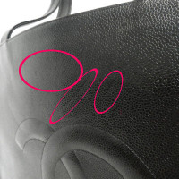 Chanel Tote bag Leer in Zwart