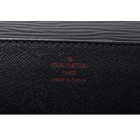 Louis Vuitton Serviette Conseiller Leather in Black